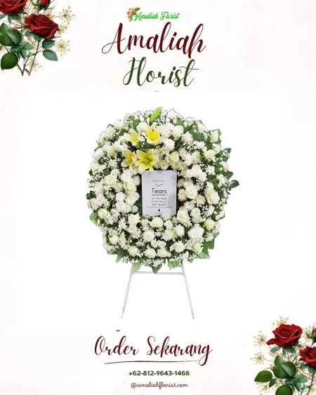 Krans Bunga Duka Darul Hikmah