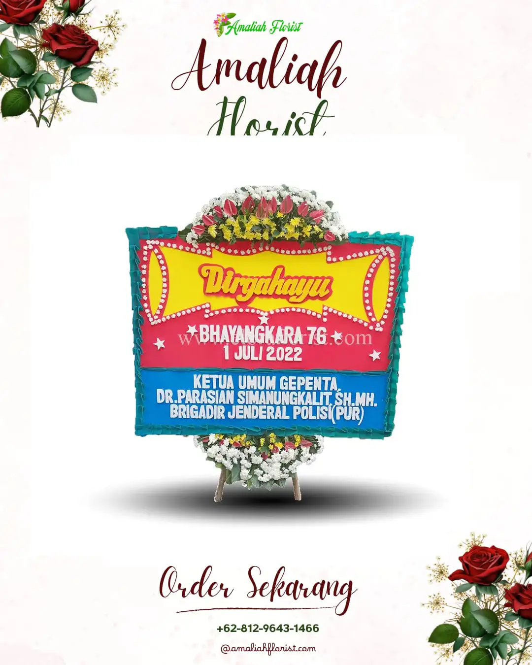 Papan Bunga HUT Ulang Tahun Darul Hikmah